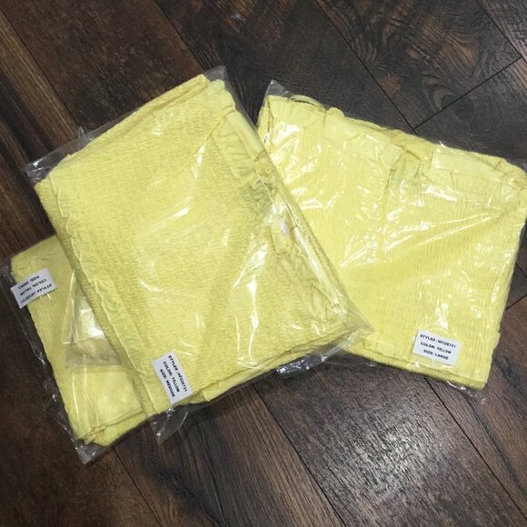 SUNSHINE YELLOW SMOCKED TIERED SLEEVELESS SUNDRESS - Picture 2 of 4